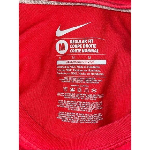 Washington Nationals MLB Bryce Owns DC Nike Regular Fit Red Short Sleeve Tee - Picture 3 of 3
